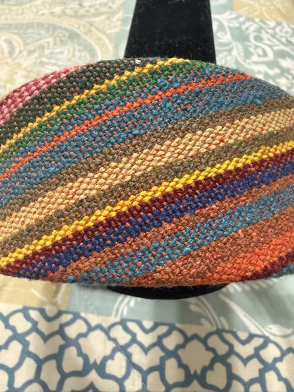 Striped Multicolor Woven Headband
